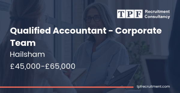 RecruitmentTpf's tweet image. New Job!! Qualified Accountant - Corporate Team, £45,000-£65,000 - #Hailsham. paiger.link/1159015337
