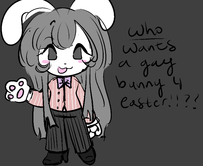 evuoplyart's tweet photo. gris for easter 👯‍♂️ i forgot how to tag #funamuseum https://t.co/tbUKbEeT3K