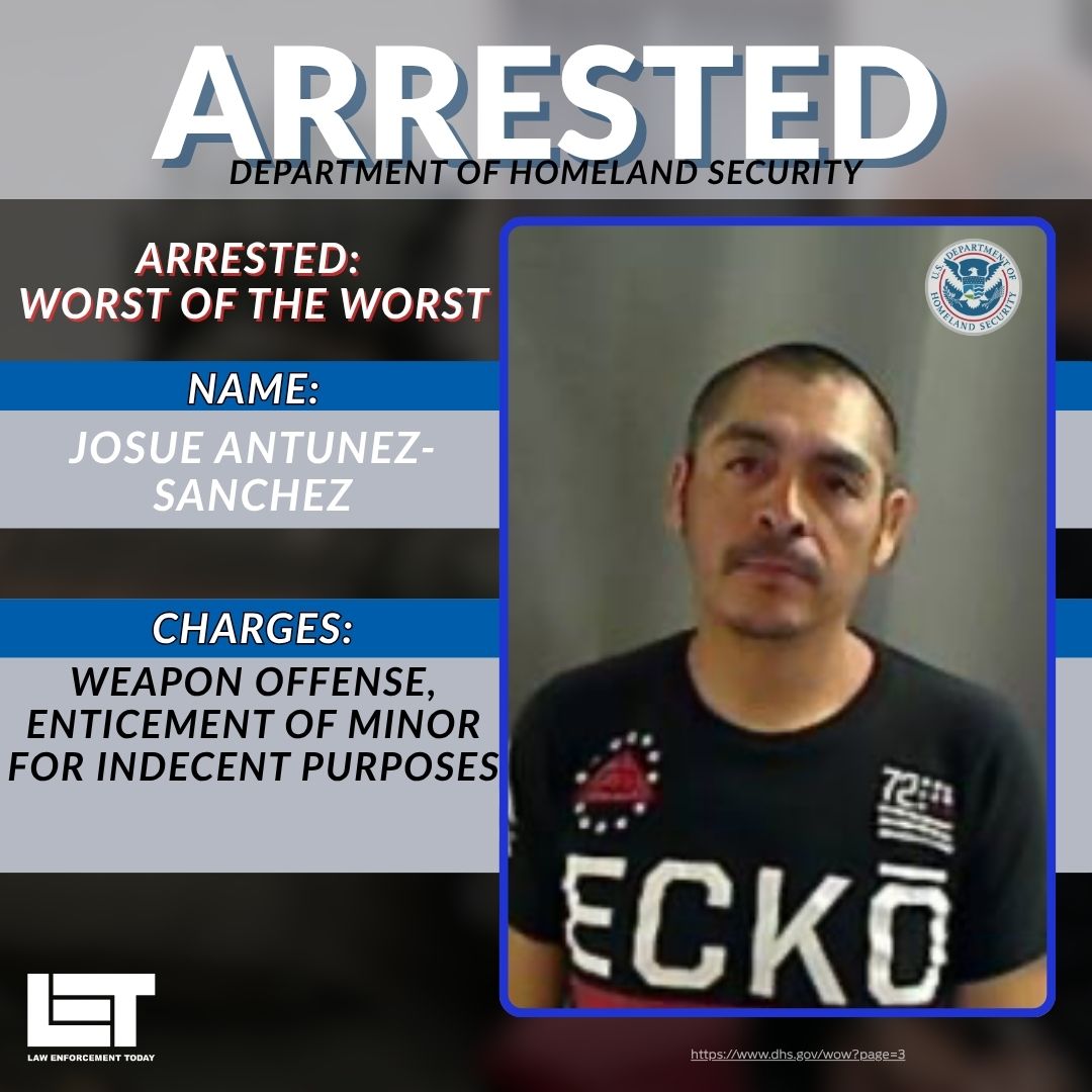 LawEnforceToday's tweet image. Charges like THIS are exactly why the border never should have been wide open. One less danger to our children.

#DHS #Arrests 
REPOST to expose this.