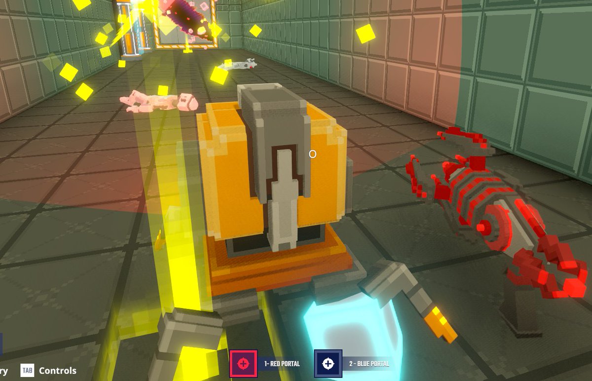Got way too close to a turret for this pic in The Sandbox Season 7. <a href="/TheSandboxGame/">The Sandbox</a> tsbga.me/TheSandbox #Season7