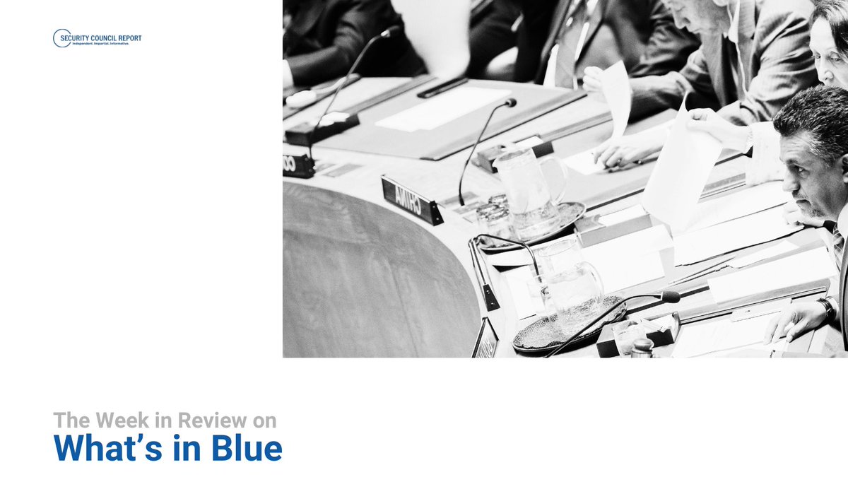 Security Council Report tweet media