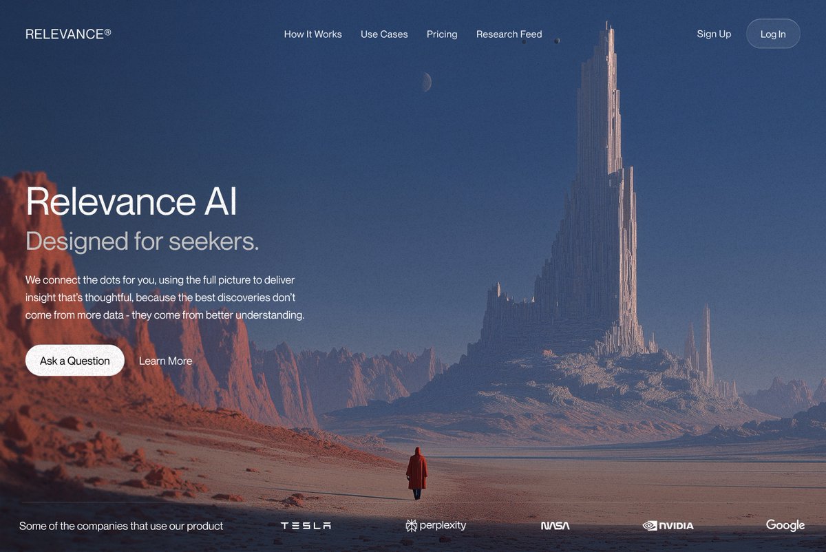 AI search tool hero section ft midjourney 🪄