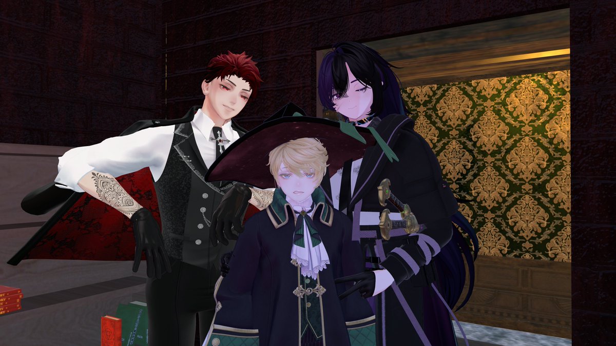 未来の3バカ。
#VRC貴族サロン
#VRC貴族サロン_日常