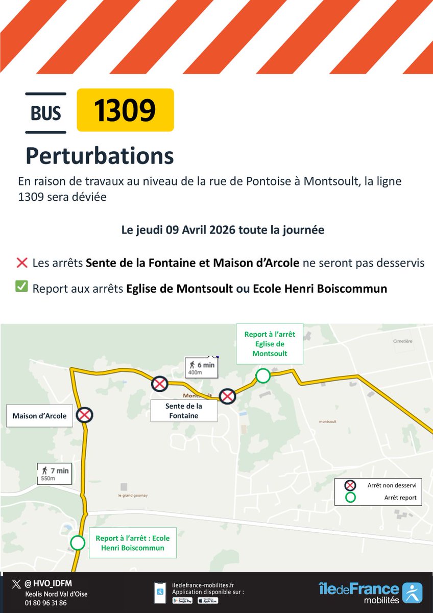 Bus Haut Val d'Oise tweet media