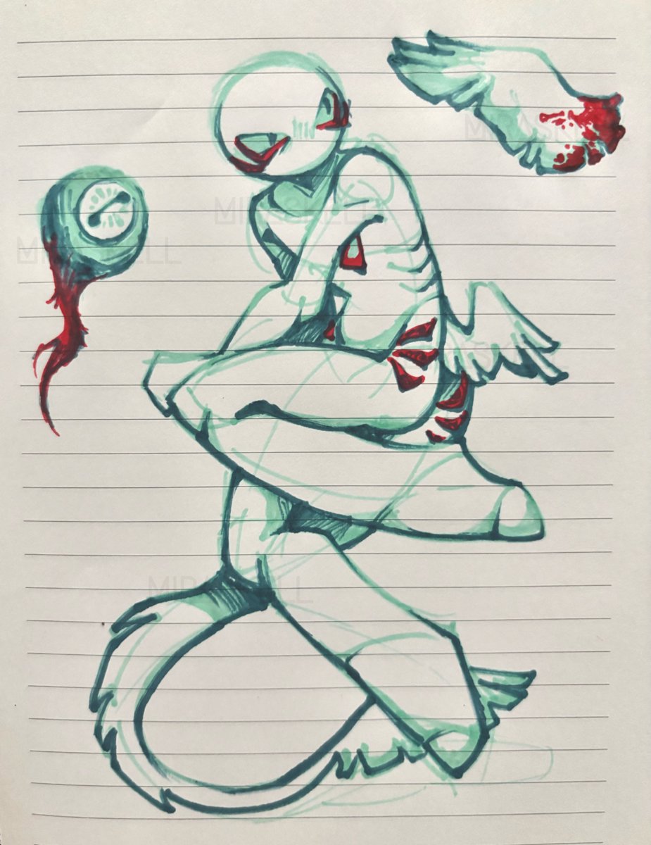 miraskell's tweet photo. Freehand(?) marker Enoch art (I left my sketchbook)
#stickman #stickfigure #stickoc https://t.co/gL5tIKFZ81