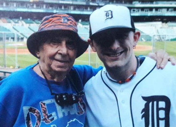 On days like today, I think about you a little extra than what I already do. Baseball was our thing &amp; I learned so much about the game from you. I know you're watching down today &amp; will give the boys a little extra jolt in their quest for an #OpeningDay win. Love ya Gramps 🙏🐅⚾️