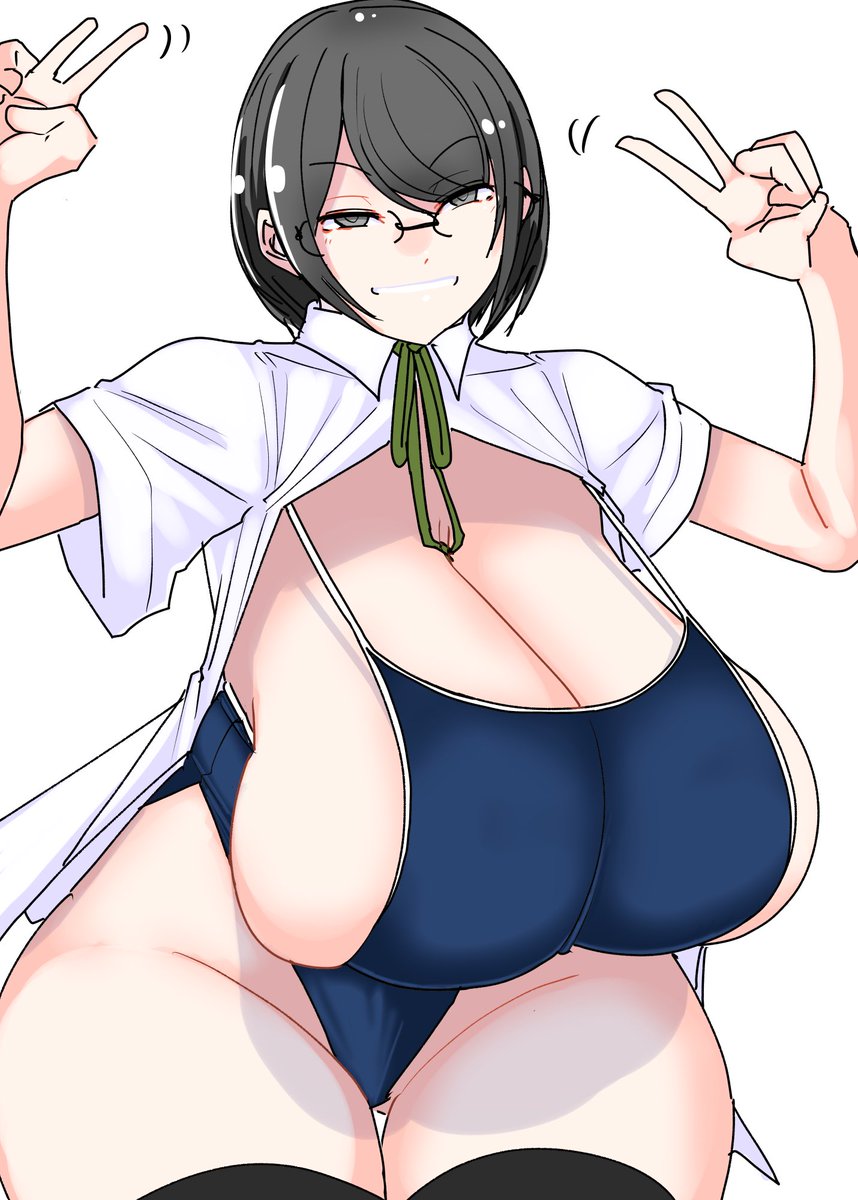 くぅ〜スク水♡ 