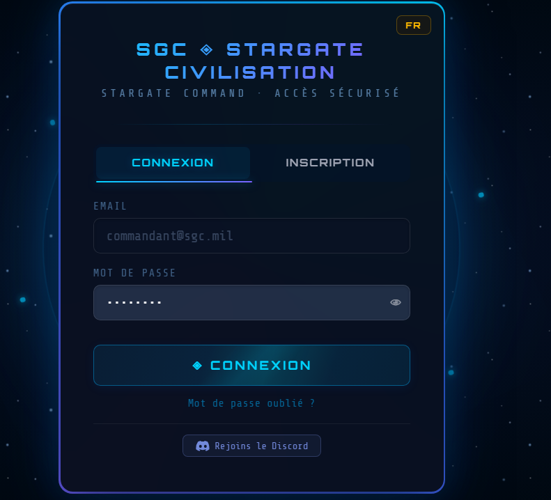 SussucreYT's tweet photo. Stargate Civilisation entre en BETA —  

Jeu sur navigateur inspiré de l'univers Stargate.

Construisez votre base. Explorez la galaxie.
 Affrontez d'autres joueurs à travers la Porte.

  🎮 https://t.co/U2zO8yBpGY
  💬 https://t.co/T2l58dbC4I

#stargate https://t.co/GEvYZCLNFL