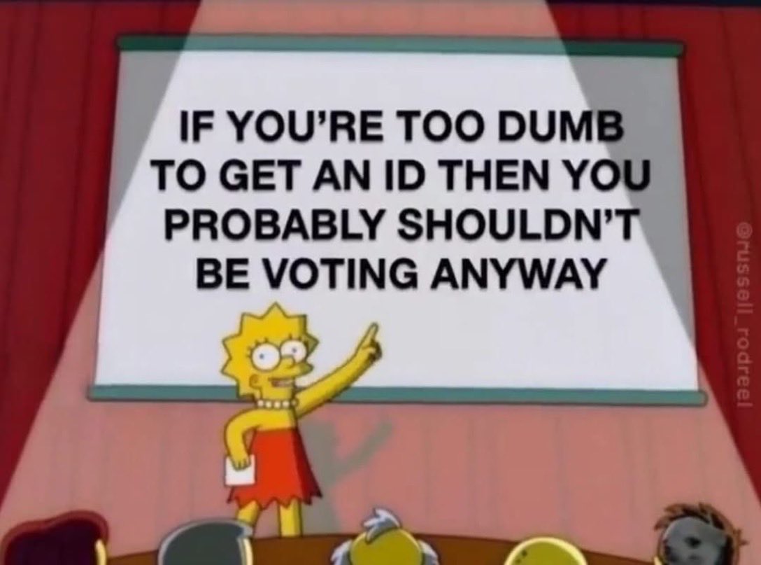 Gregs_iPinions's tweet image. Rep. Shomari Figures, D-Ala. sparked an online firestorm after appearing to inadvertently make the case for stricter voter ID requirements when he asked a crowd “How many people in here do not have an ID?" No one's hand went up. Oops!