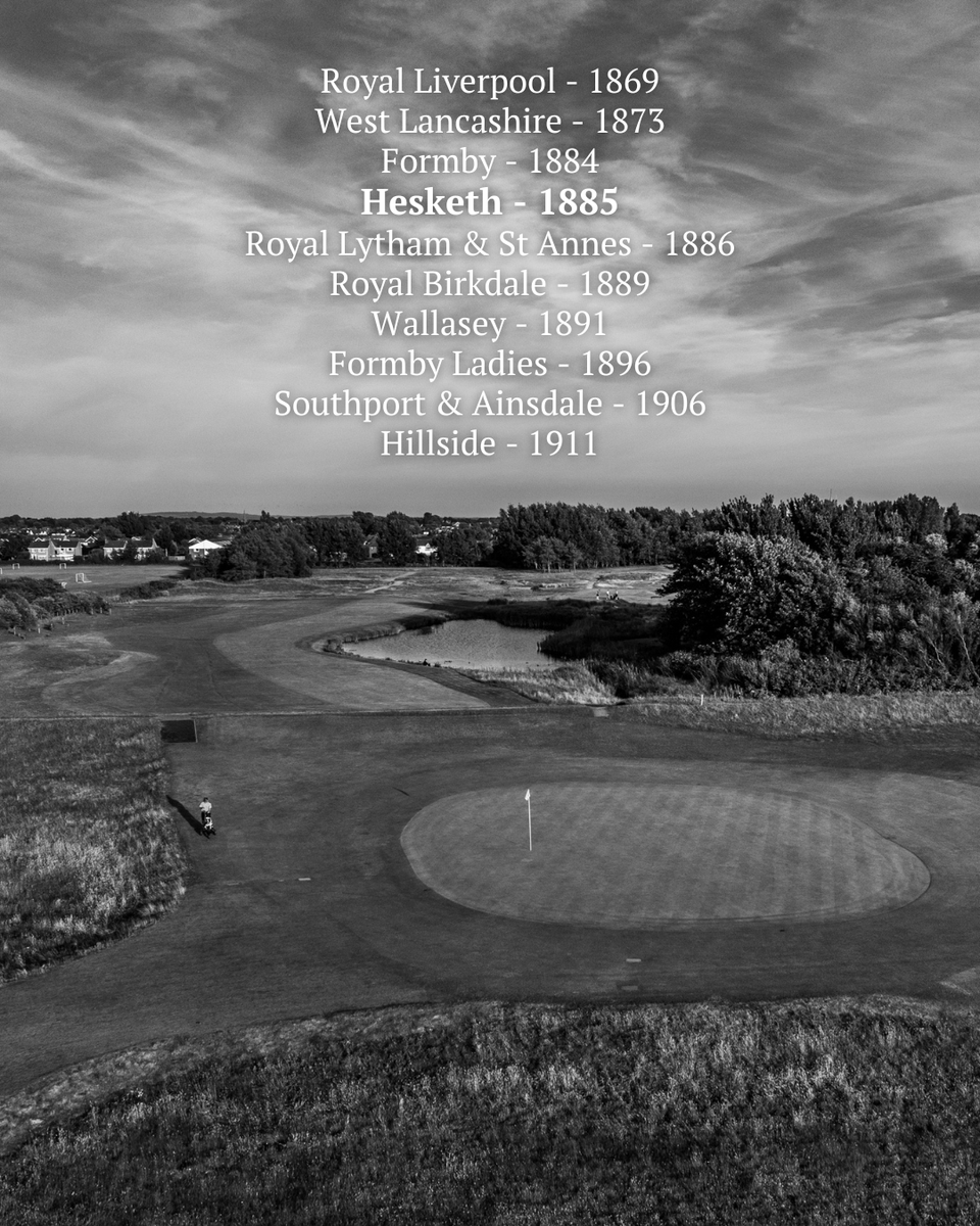 HeskethGolfClub's tweet image. The North West coast is home to some of the most prestigious golf clubs in the world. As the oldest club in Southport, we proudly share this historic stretch of duneland with our incredible neighbours. 

#TheOpen #EnglandsGolfCoast #HeskethGolfClub