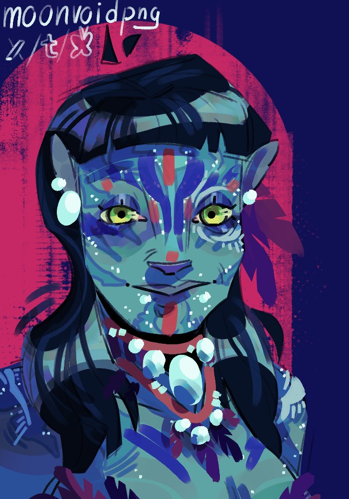 moonvoidpng's tweet photo. my na'vi portraits, first being the newer one thats also a comm
#avatar2009 #afop https://t.co/q33XME3CAC