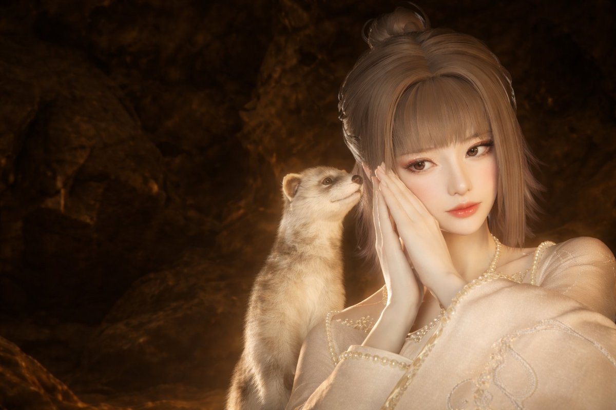 Castinpee's tweet photo. Godly Weasel has spoken!
#Wherewindsmeet #WWM #VirtualPhotography https://t.co/nkLwpNmuK0