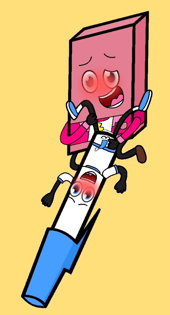 DaydesmSummas's tweet photo. Bfdi Eraser X Pen.

#Bfdi #NSFW https://t.co/UYCtargq6q