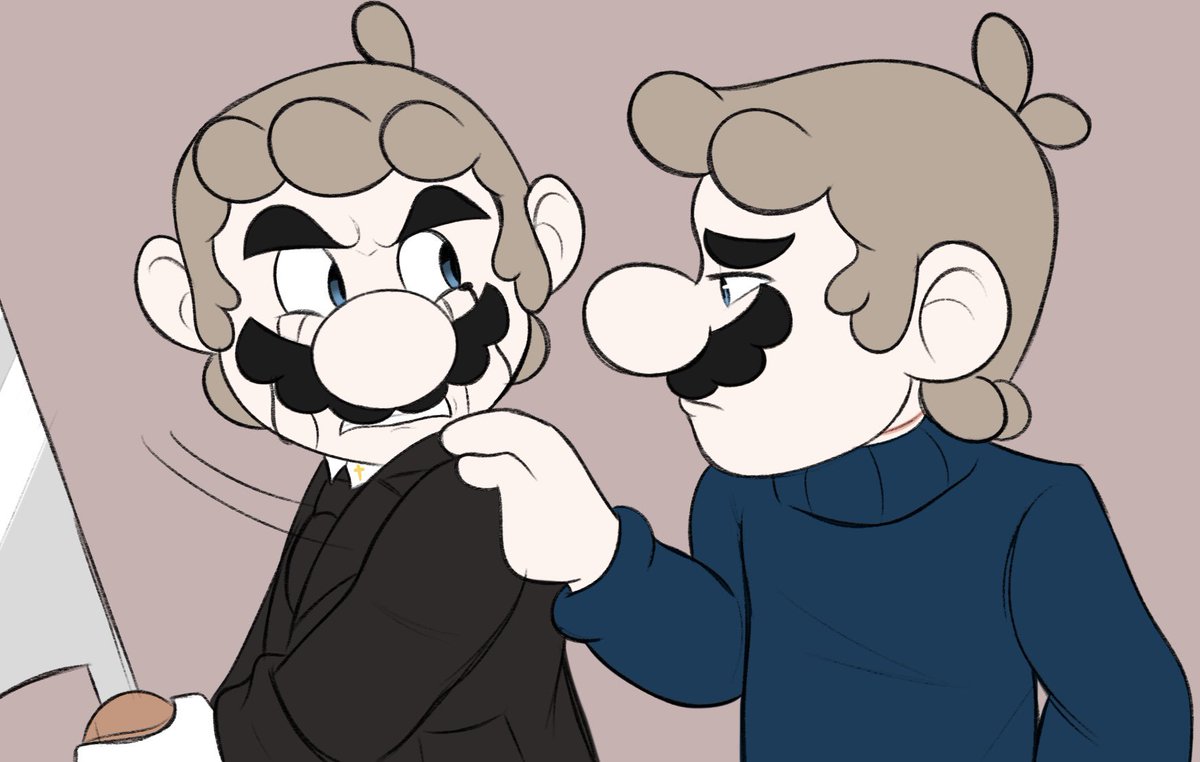 FireheartSophia's tweet image. Confronting your past-self #mtmb #mariothemusicbox