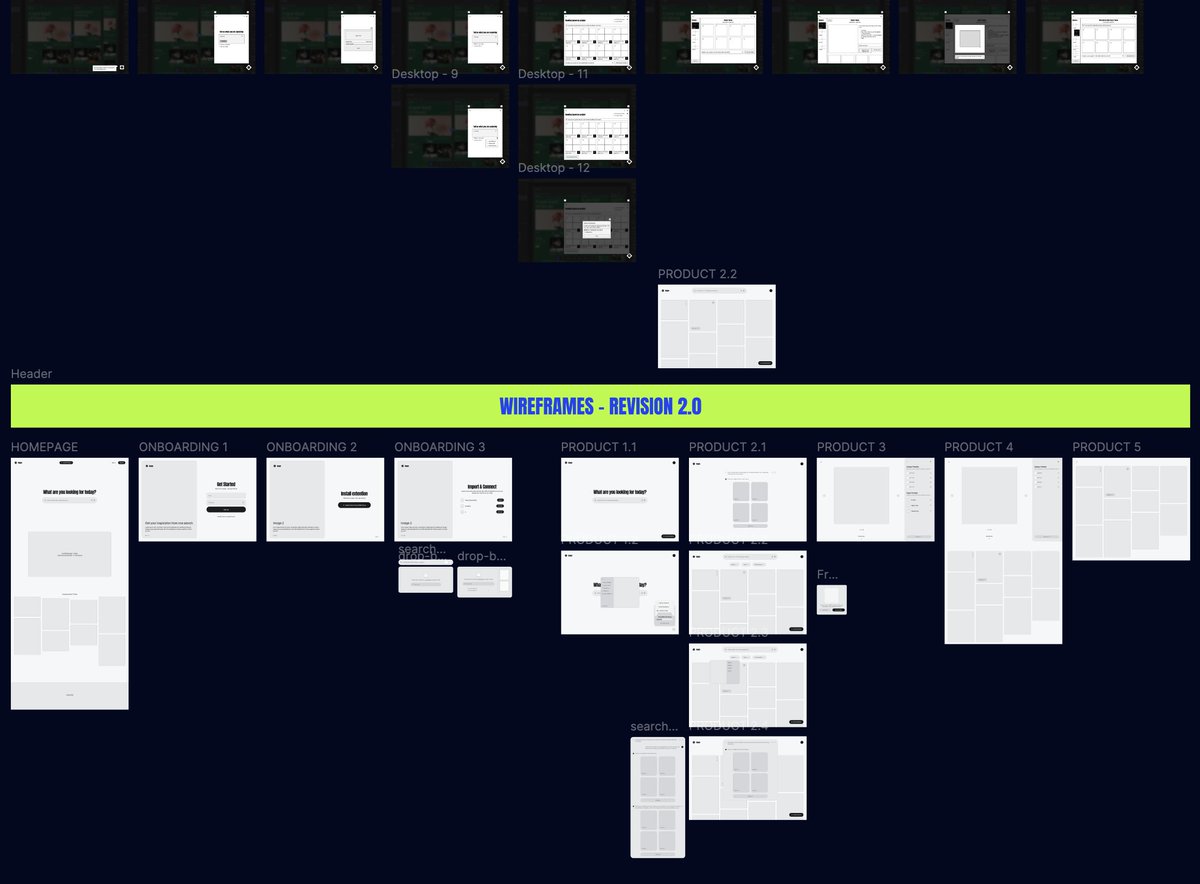 back to building the product for designers
started with claude -> figma -> claude

phase 1 - design the flow and implement the frontend

took a break from it to revamp my portfolio