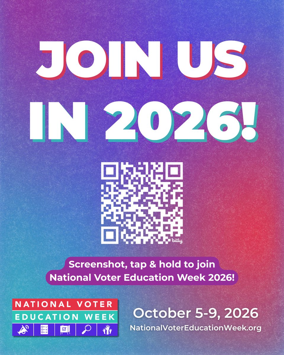 866OURVOTE's tweet photo. Election Protection partners are celebrating #NationalVoterEducationWeek this year because they know that civic participation can only grow with the help of clear, concise information from trusted messengers.

Celebrate in your community. Sign up at https://t.co/3roHDM6a3N https://t.co/fTWN8q8LjB