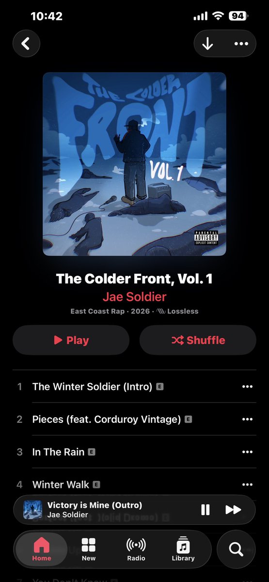 whoshex1's tweet photo. Yall go ahead and stream this @Soldier_TheGod and support local art for once 

TCF V1 🔥 https://t.co/tjFT10Wu3a