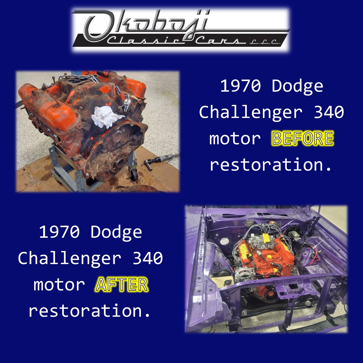 Call Jim at Okoboji Classic Cars, LLC, 712-332-8029 ext.4 and schedule your next mechanical project.🧰🪛🔧🏁😎