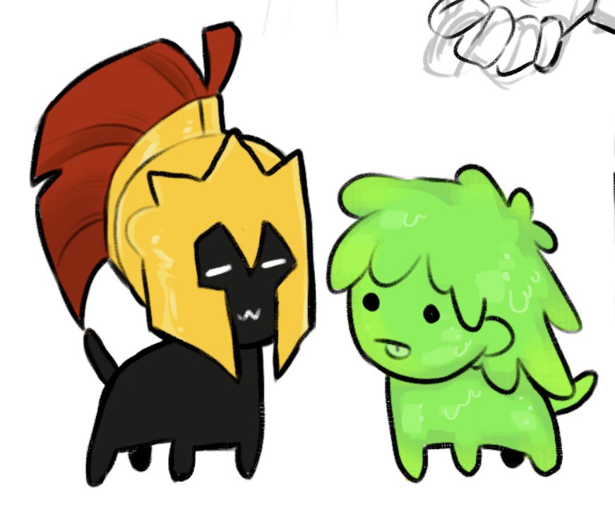 vfigalt's tweet photo. Working on something- have some sillies in the meantime 
#dawtde #sfawtde #slimeknight https://t.co/j3XUIhITAs
