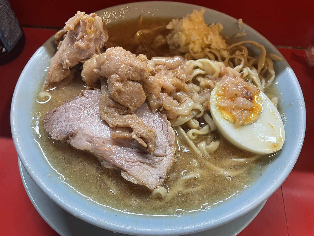 w_monkeysheep's tweet photo. 西新井大師 #富士丸
4/3 麺少なめ カタメ ニンニクちょいマシ https://t.co/5QXotdbWU9