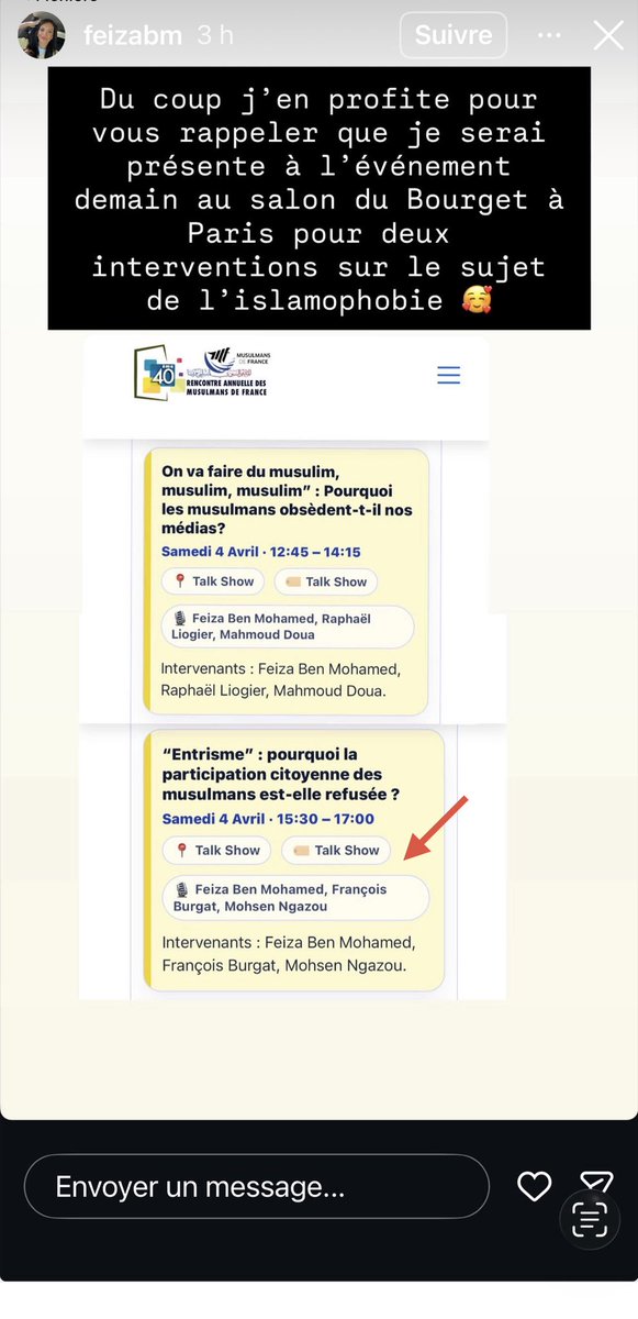 nmq_noor's tweet photo. @LambdaSofia @NunezLaurent @Me_GuezGuez #SefenGuezGuez est déjà au travail : du tribunal au Salon #Bourget pour l’ouverture
Et il sera en bonne compagnie demain avec l’ami des #FrèresMusulmans #FrançoisBurgat https://t.co/V5c6vMv8rx