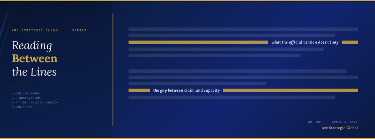 Arc Strategic Global tweet media