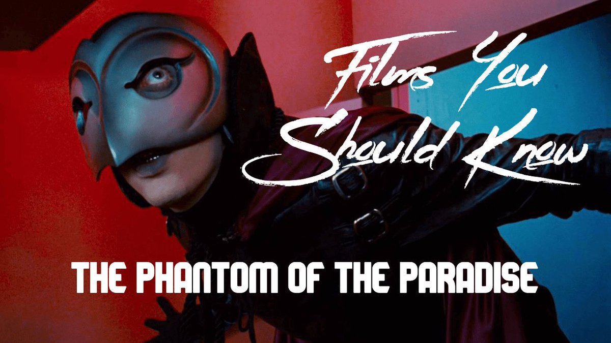 It's the inaugural episode of Films You Should Know and it is a big one! Whether you know PHANTOM OF THE PARADISE &amp; already love it, have no idea what it is, or even don't care for it, join me anyways as we take a trip to the Paradise.

youtu.be/CIdd-I3aFCk?si…