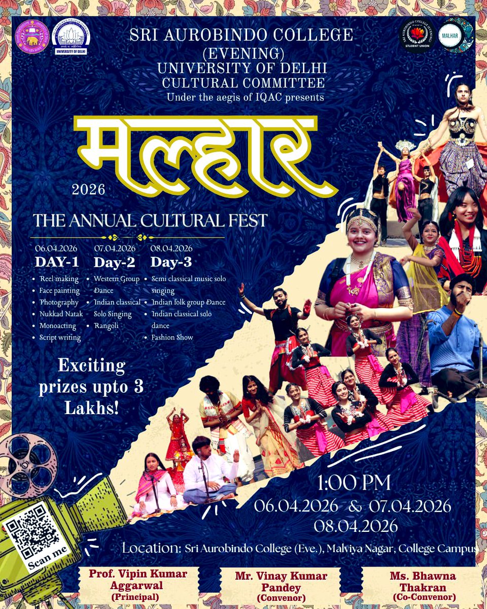 Sri Aurobindo College (Evening) tweet media