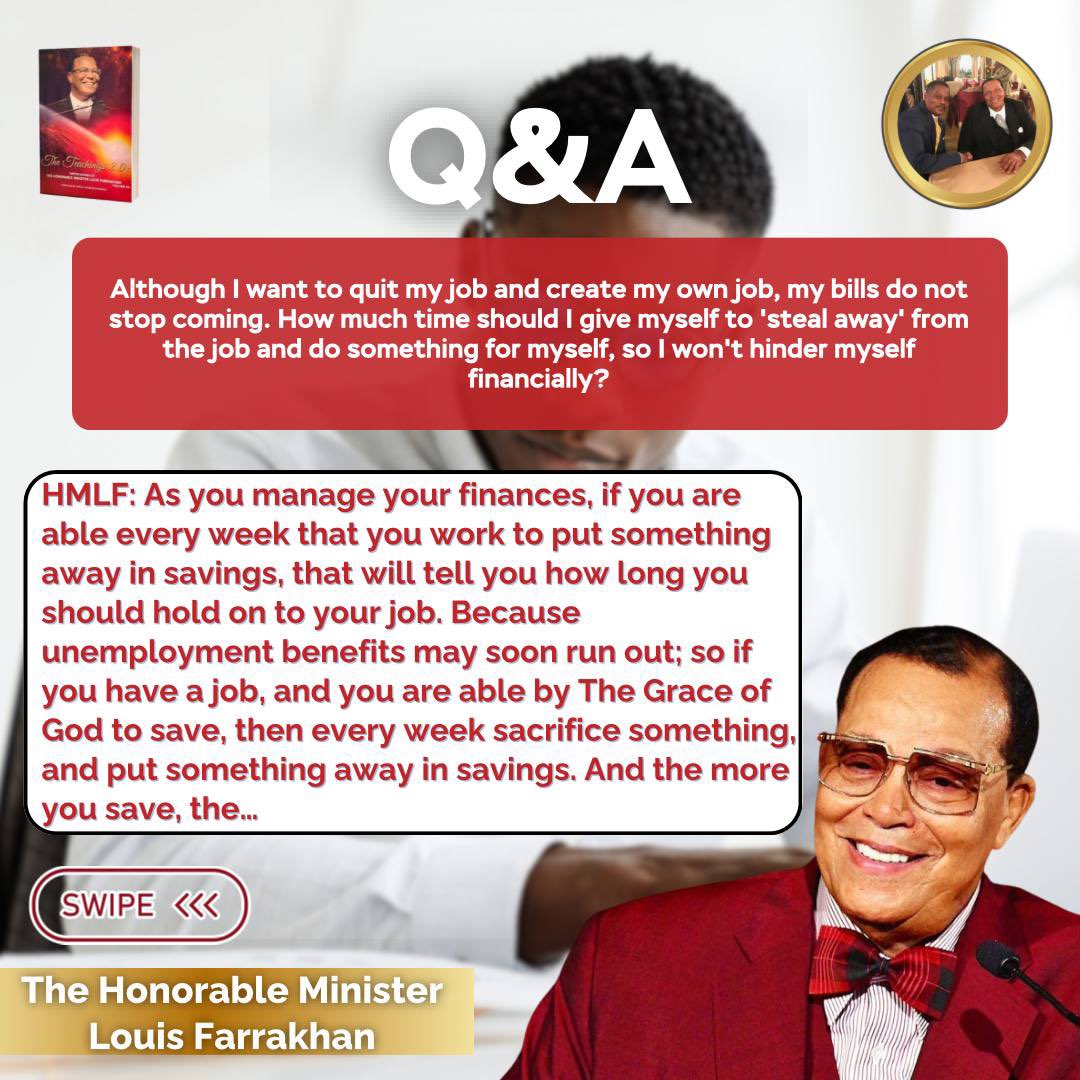 NOIWaxahachie's tweet image. Manage your finances!✅

#GodFamilyNation
#SelfImprovement  
#6thMosque
#NOIWaxahachie
#Finances