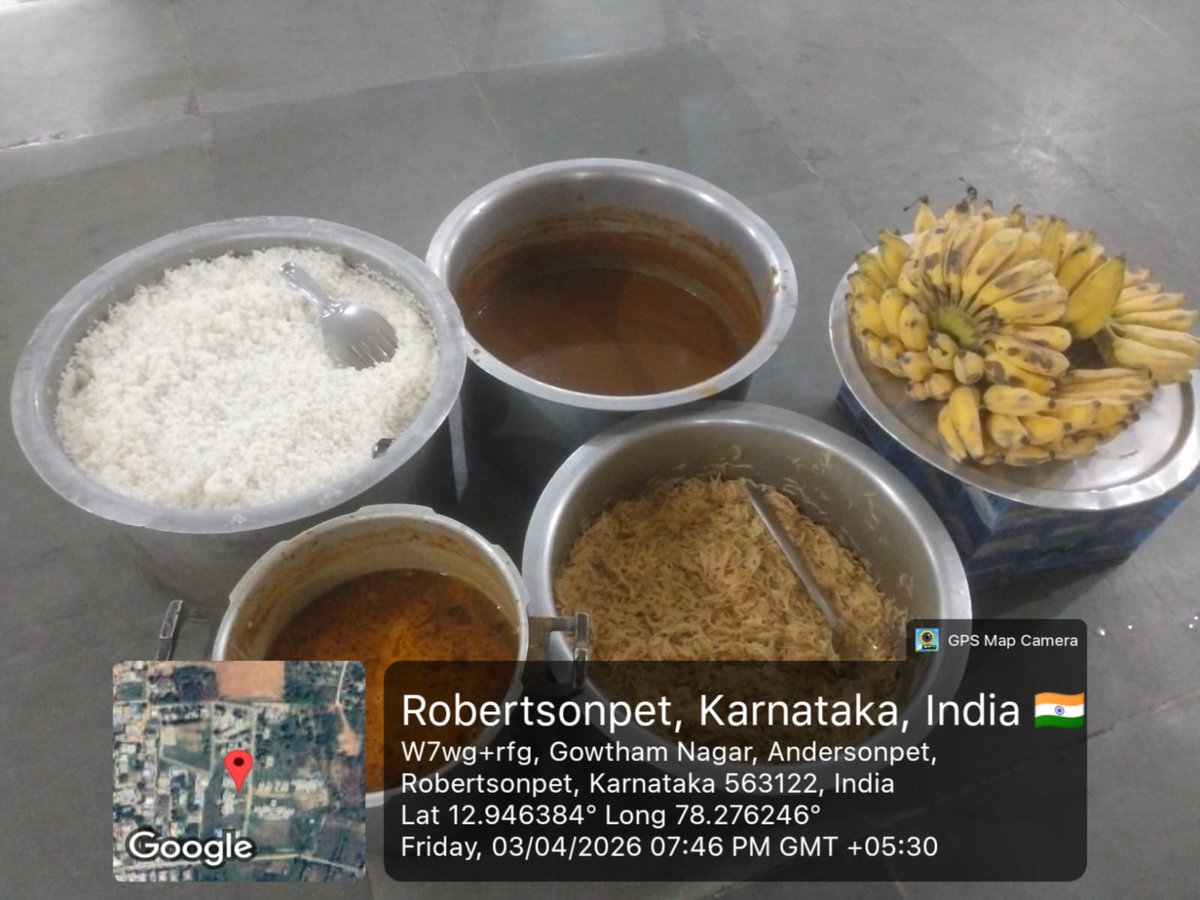 MDRSSC40KGF's tweet photo. Dinner @SWDGoK #SocialWelfare_Karnataka #SocialAudit_SWDMeals https://t.co/FyRyMG3PZa