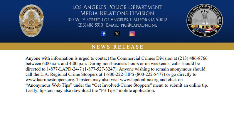 LAPD_CCD's tweet photo. $1,000,000 in Stolen EDIKTED, ALO, SKIMS, Other Commercial and Train Cargo Recovered by LAPD Cargo Theft Task Force.  @LAPDhq https://t.co/fBw3k5X4DB