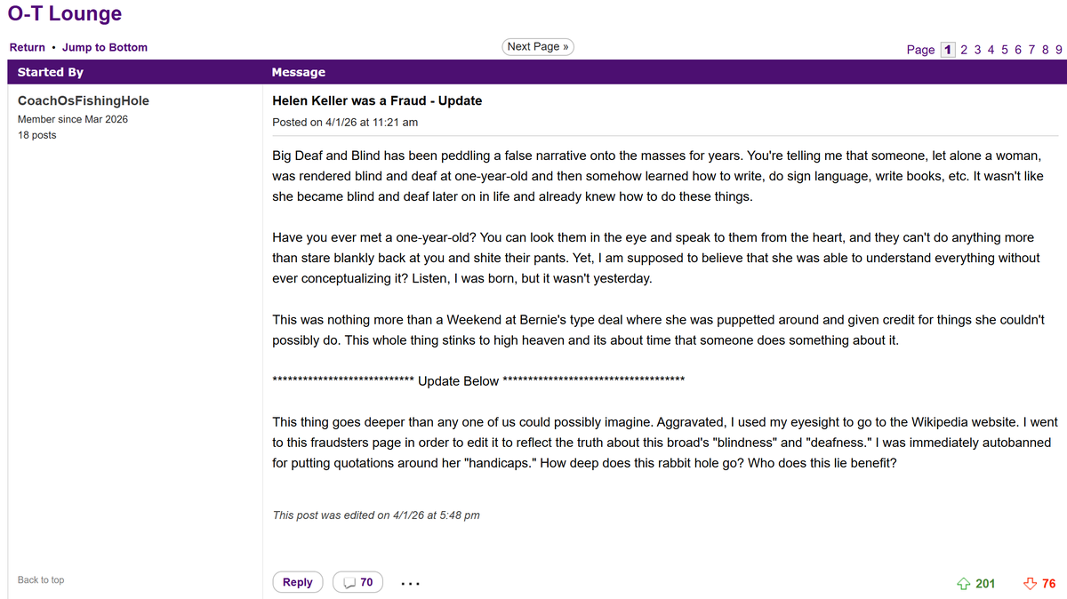 Message Board Geniuses tweet media