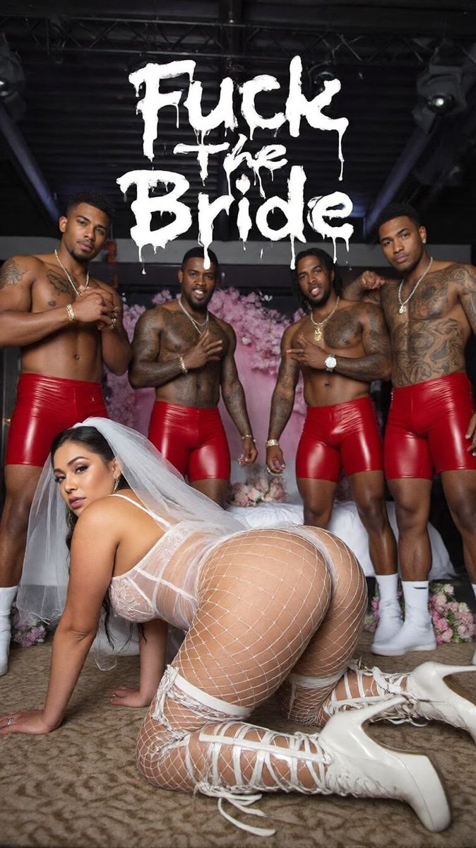 Bnwo1Future's tweet photo. She said “I do” to her husband… but minutes later she was saying “Yes Daddy” to a pack of BBCs destroying her on the wedding bed.
White dress hiked up, legs spread, multiple loads dripping while guests cheered.
Welcome to the future. #BNWO #BBCWedding https://t.co/6O6JiQ9JEh