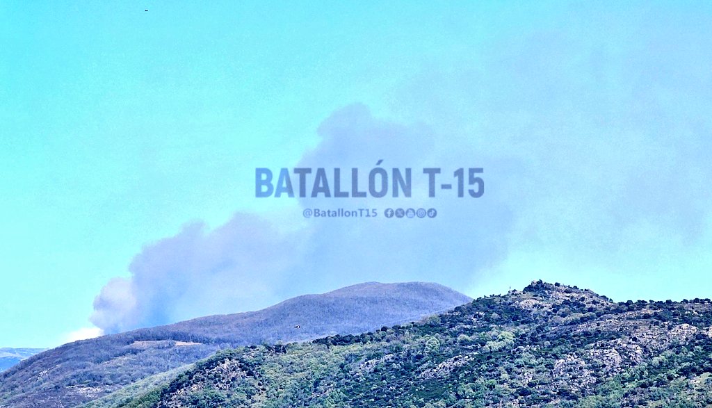 Batallont15's tweet photo. #Cáceres | Declarado un incendio forestal en Piornal; #IFPiornal.
Movilizados medios del #PlanINFOEX y @mitecogob . https://t.co/zP0cZbM4Ze