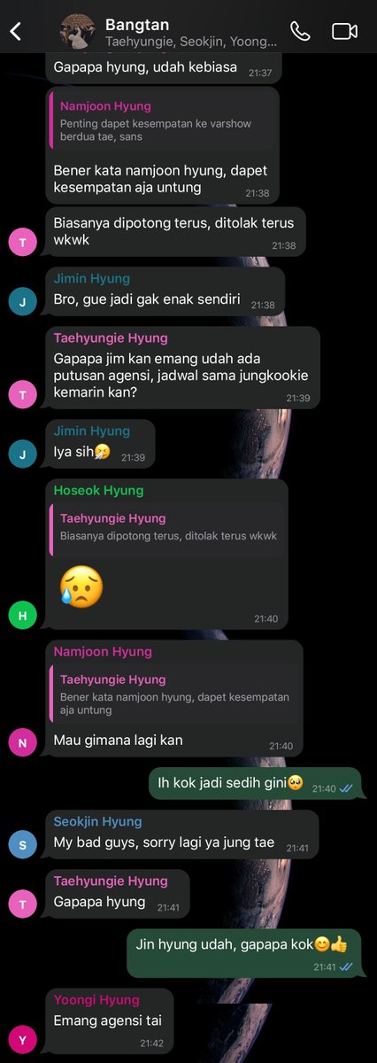 Onetweet #taekook au canon

-- Reaksi

Fiksi