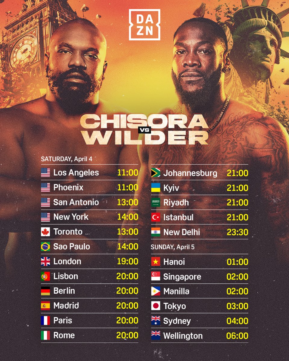 DAZNPortugal's tweet image. Confirma o horário de início do PPV 👇

Compra aqui e vê só na DAZN👉 DAZN.com/Boxing

#DAZNBoxing