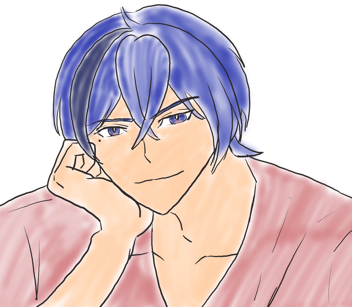 hatopoppo515's tweet photo. ブルーくん！ https://t.co/JlsO0BjDMu