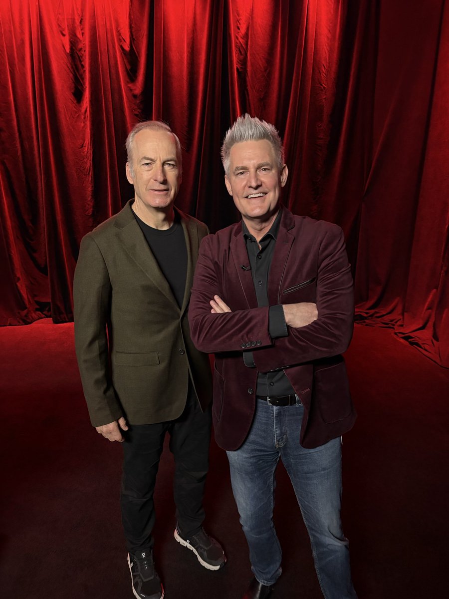 Groovyhoovy's tweet image. Had some fun with Bob Odenkirk on @WGNMorningNews - True or False game coming soon.  #Wgn #chicago
