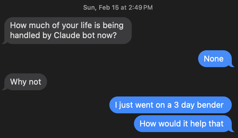 iansbrash's tweet photo. people #genuinely in my imessage #larping https://t.co/1lvKh4uHpN