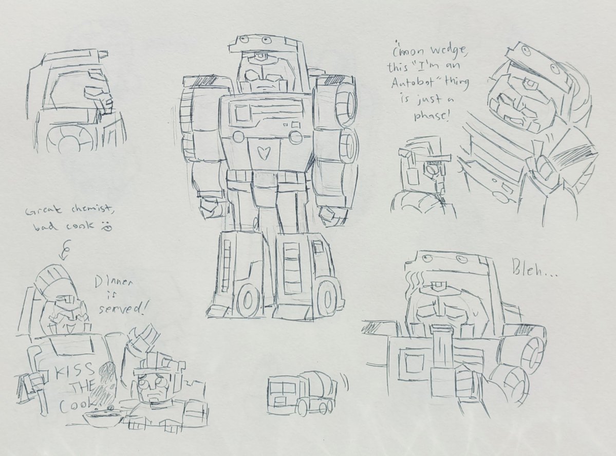 deepfriedhopes1's tweet image. Steel'ndipity au Mixmaster and Scavenger 
#Transformers #mixmaster #scavenger #wedge