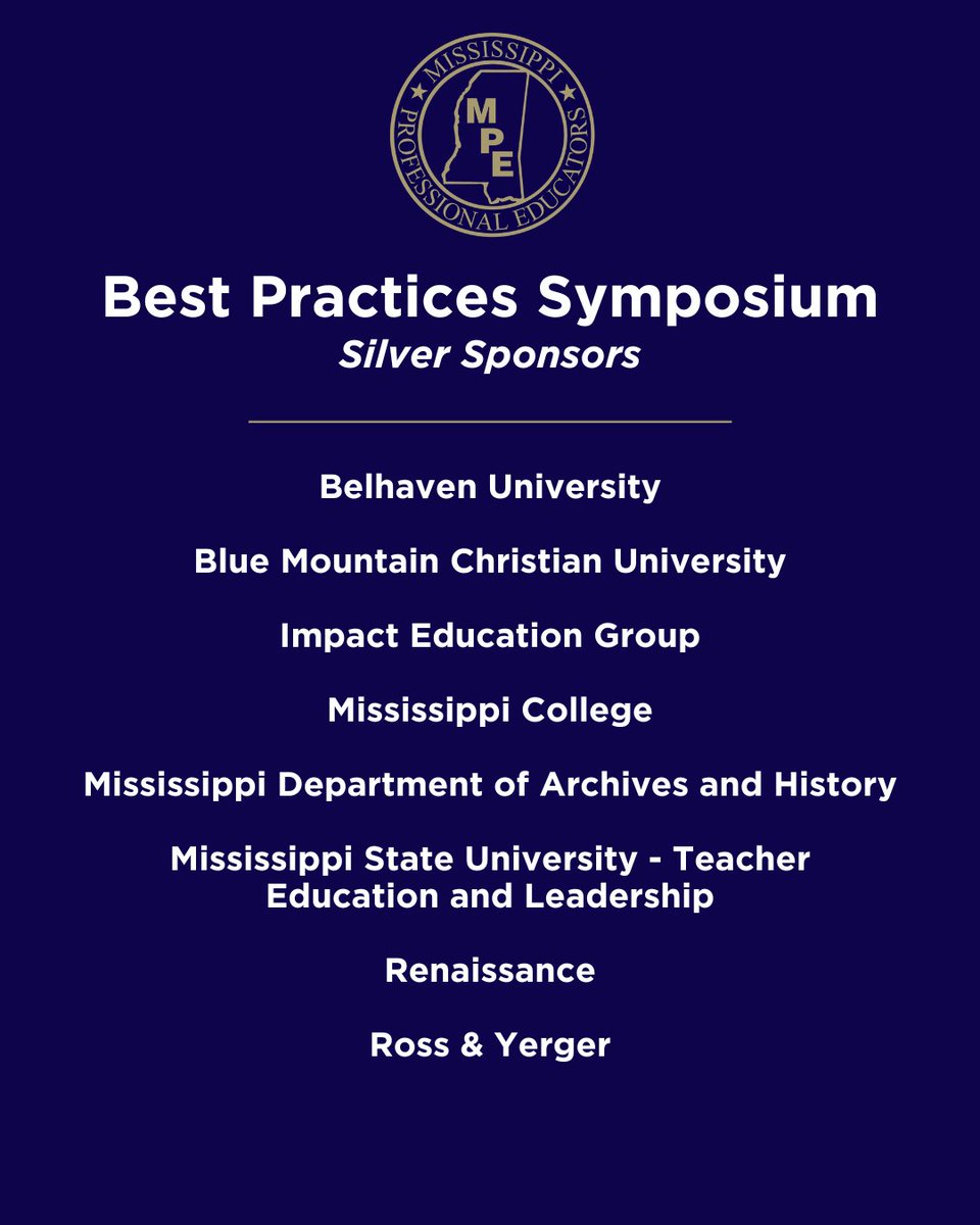 Mississippi Professional Educators tweet media