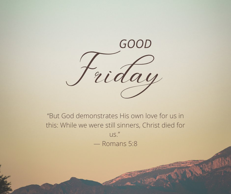 As we remember HIS ultimate sacrifice, let Jesus’ love and light guide you today and always. Wishing you a peaceful Good Friday!

#FaithFriday #RaphaClinic #GoodFriday #FaithInAction