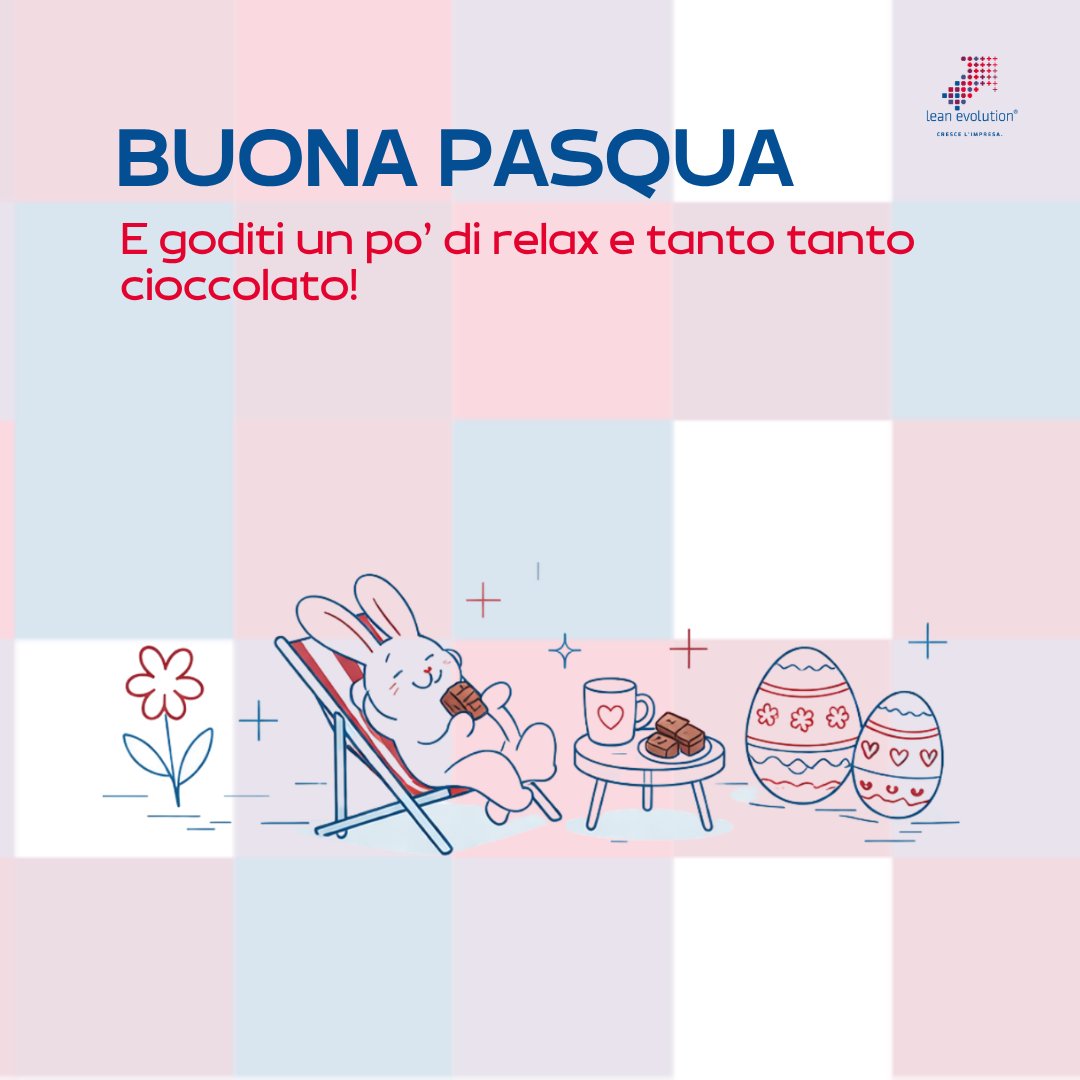 LeanEvolution's tweet photo. Pasqua è il momento perfetto per fare il punto.
E capire se stai crescendo o ti stai incasinando

Ne parliamo meglio nel prossimo post 👀
Oggi però no, fermati un attimo e goditi un po’ di relax… e soprattutto tanto tanto cioccolato🍫

Buona Pasqua! 🐰 https://t.co/3MuzJU82Gq