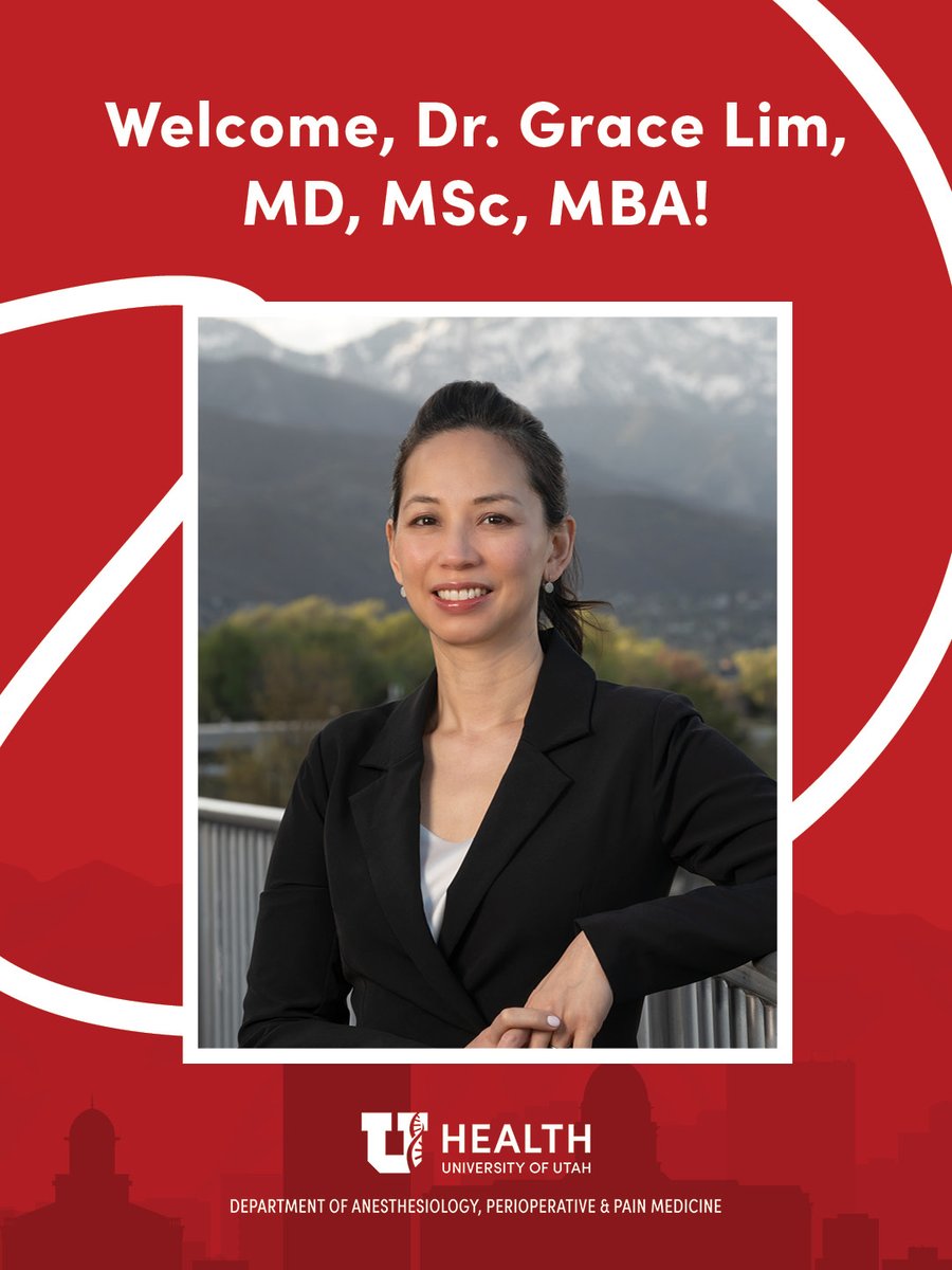 University of Utah Department of Anesthesiology tweet media