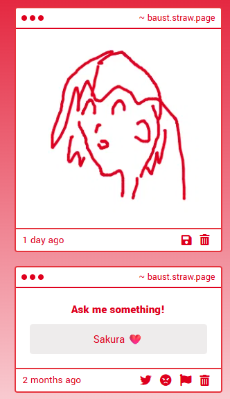 Baust528's tweet photo. Got a lovely new doodle &amp; some more love for Sakura! Ty anons! 🙌 https://t.co/umzTmdl85Y