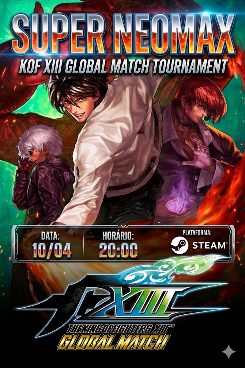 H4ck3rhoo0D's tweet image. Preparem os seus melhores combos! O torneio SUPER NEOMAX de KOF XIII GM já tem data e hora marcada. 🕹️🔥

Vamos reviver a era de ouro desse clássico com os melhores jogadores da comunidade! Kyo, Iori,quem vai levar o título? 🏆
youtube.com/@ronaldo1709?s…

#KOF  #KOF13 #kofxiii