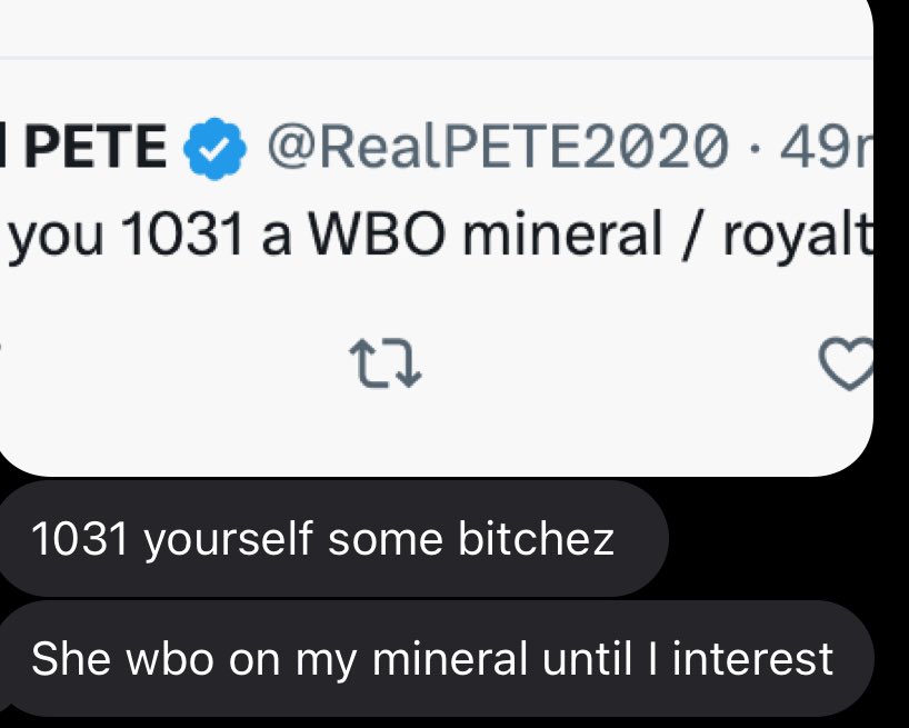 Real PETE tweet media
