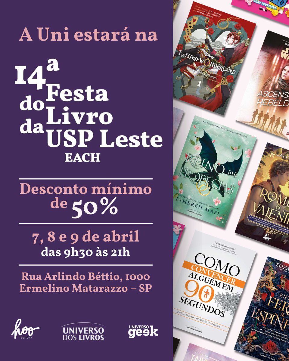 Universo dos Livros tweet media