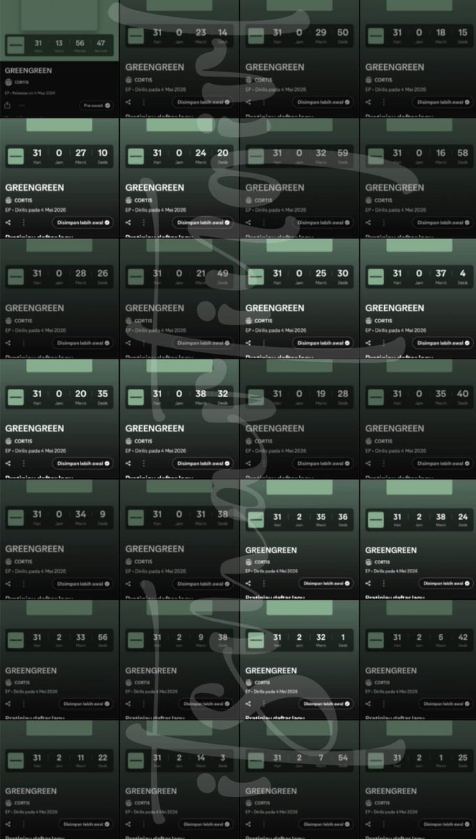 itsmartingirl's tweet image. pre save greengreen w 130acc? done! ✅ 

#GreenGreen1MChallenge #CORTIS #REDRED #GREENGREEN