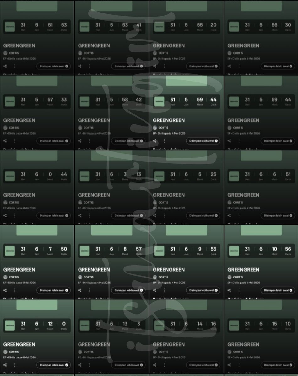 itsmartingirl's tweet image. pre save greengreen w 130acc? done! ✅ 

#GreenGreen1MChallenge #CORTIS #REDRED #GREENGREEN